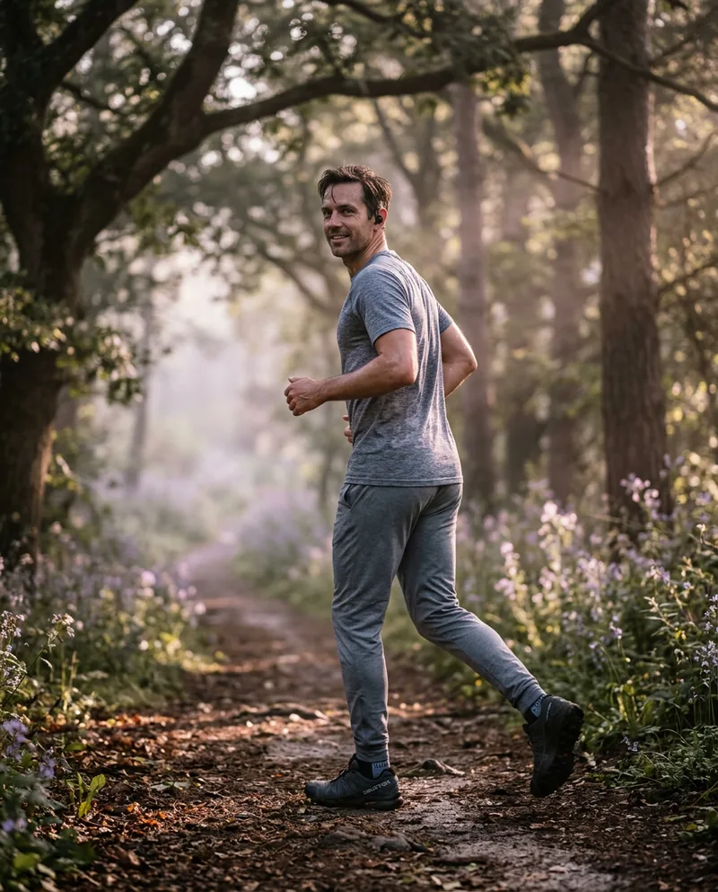 Couple active outdoors together